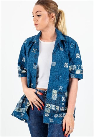 VINTAGE PATTERNED SHIRT S523