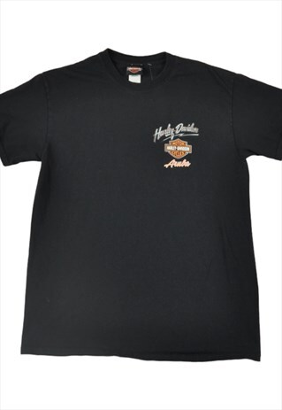 Vintage Harley-Davidson Aruba T-Shirt Black Small
