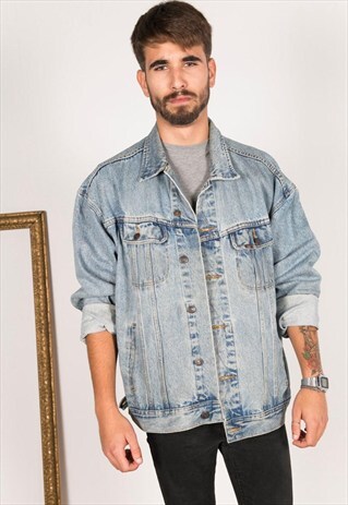 LAST UNIT SALE / VINTAGE 80S EMBELLISHED LEE DENIM JACKET