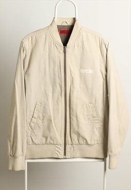 Vintage Levi's Windbreaker Lined Cotton Jacket Beige