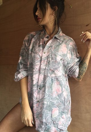 OVERSIZED RETRO 90S 80S VINTAGE UNISEX FESTIVAL SHIRT