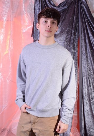 VINTAGE CALVIN KLEIN GREY SWEATSHIRT