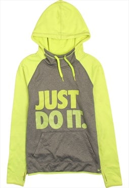 Vintage 90's Nike Hoodie Just Do It Pullover Green XSmall