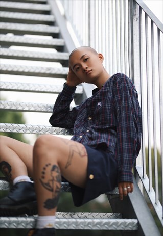 RARE VINTAGE BURBERRY NOVA CHECK SHIRT
