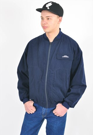 VINTAGE BOMBER JACKET IN BLUE