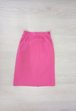 Yves Saint Laurent Pink Pencil Skirt