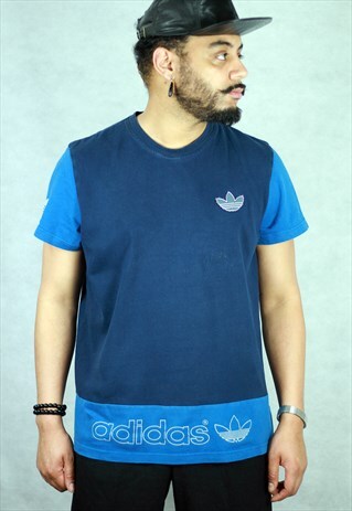 VINTAGE ADIDAS ORIGINALS RETRO LOGO T-SHIRT