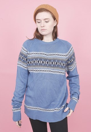 VINTAGE PATTERNED JUMPER /R14034