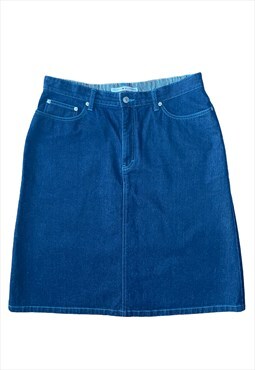 Vintage Y2K Tommy Hilfiger Denim Mini Skirt (XL) 