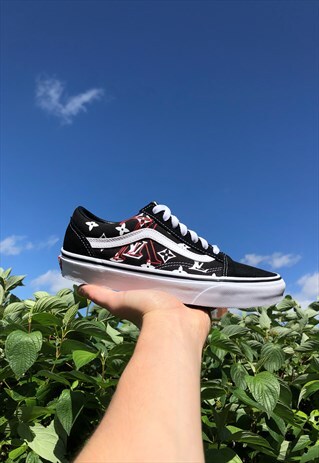 CUSTOM OLD SKOOL VANS - MONOGRAM