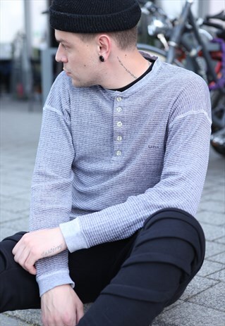 VINTAGE 90'S GUESS GREY TOP SWEAT
