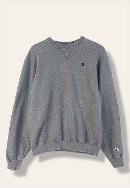 Vintage Champion Sweatshirt G logo in Grey M