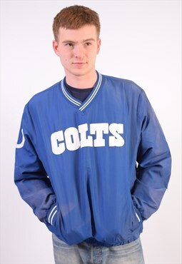 Vintage NFL Indianapolis Colts Pullover Jacket Blue