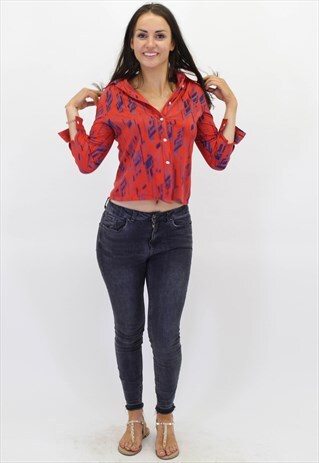 VINTAGE ABSTRACT PATTERN FESTIVAL SHIRT