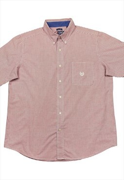 Chaps By Ralph Lauren Vintage Men's Red & White Shirt