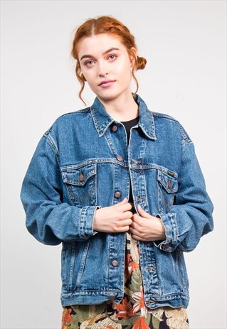 VINTAGE WRANGLER OVERSIZE DENIM JACKET