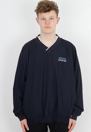 VINTAGE ADIDAS PULL OVER SHELL SWEATSHIRT BTA28