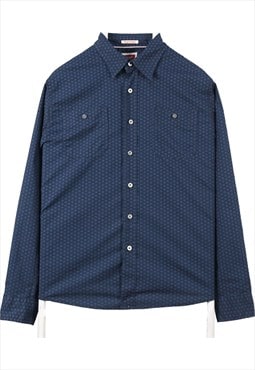 Vintage 90's Wrangler Shirt Long Sleeve Button Up