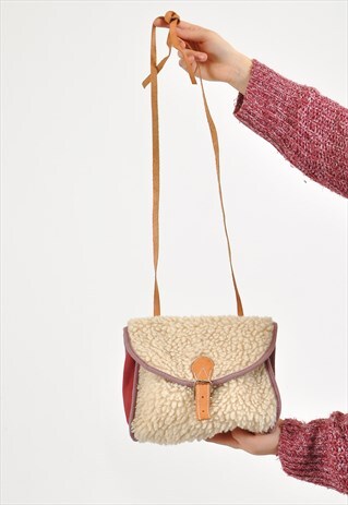 VINTAGE SHEARLING BAG