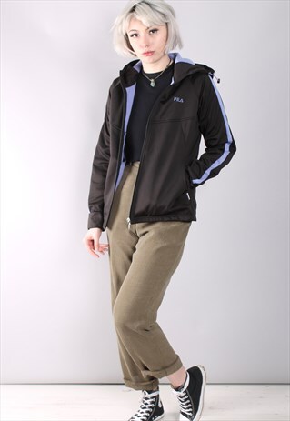 VINTAGE FILA HOODED TRACK JACKET