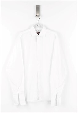 Vintage Pierre Cardin Long Sleeve Shirt in White - 39
