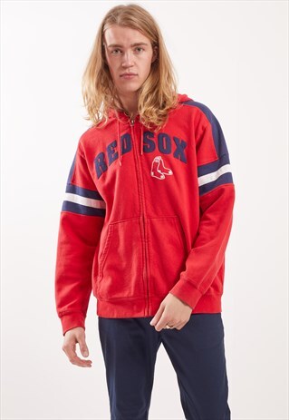 VINTAGE BOSTON RED SOX ZIP-UP HOODIE