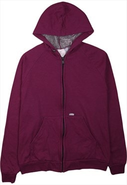 Vintage 90's Carhartt Hoodie Full Zip Up Purple Large