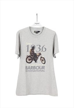 Barbour T-Shirt in Grey - M