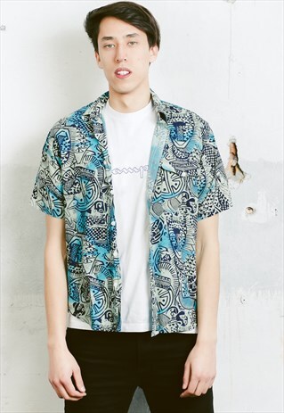 VINTAGE 90S PATTERNED SHIRT
