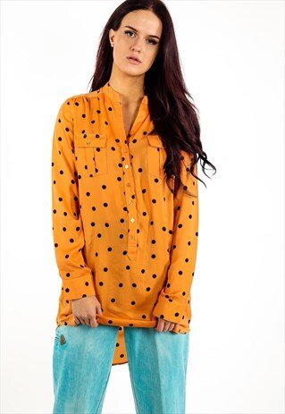 VINTAGE POLKA DOT BLOUSE ACBL81