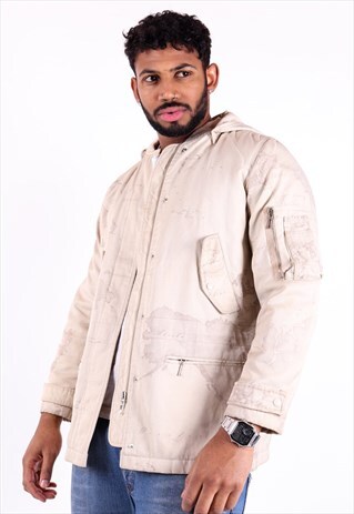 1A CLASSE HOODED MAP JACKET J3707