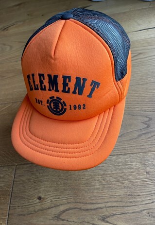 NEON ORANGE ELEMENT TRUCKER HAT