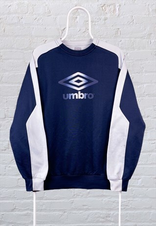 VINTAGE UMBRO SWEATSHIRT SPELL OUT CENTRE LOGO