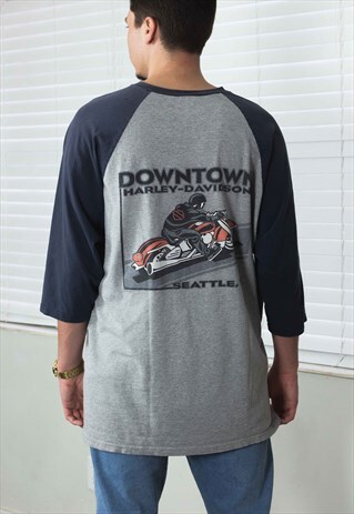 VINTAGE HARLEY DAVIDSON T-SHIRT LOGO 90S XXL 11.4