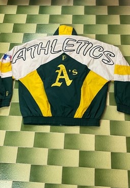 Vintage 90s MLB Oakland Athletics Windbreaker Jacket