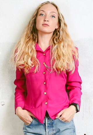 VINTAGE 80S HOT PINK JACKET