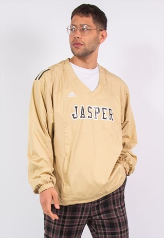 ADIDAS GOLD WINDBREAKER SWEATSHIRT