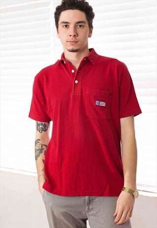 VINTAGE RALPH LAUREN POLO SHIRT 90S S 10.9