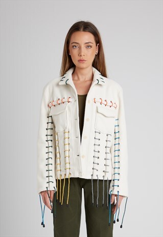 MULTICOLOURED ROPE JACKET