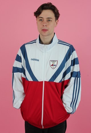 VINTAGE ADIDAS NORWEGIAN OLYMPIC TEAM TRACKSUIT JACKET
