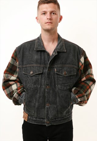 90S VINTAGE OLDSCHOOL LEE COOPER INDIAN DENIM JACKET 15677