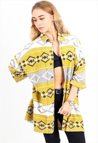 VINTAGE PATTERNED SHIRT S406
