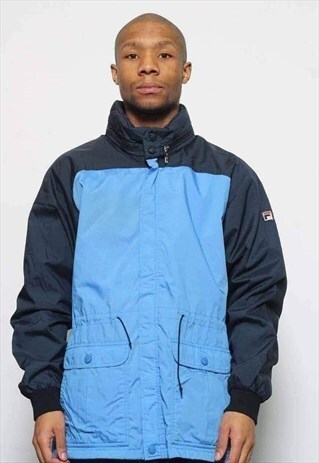 VINTAGE FILA JACKET BLUE