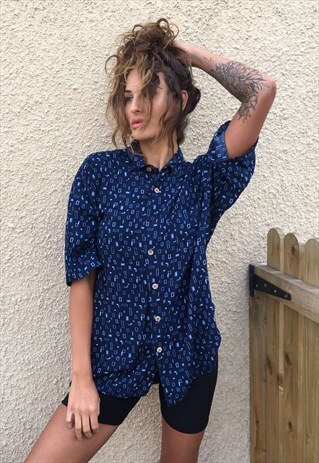 OVERSIZED RETRO 90S 80S VINTAGE UNISEX FESTIVAL SHIRT