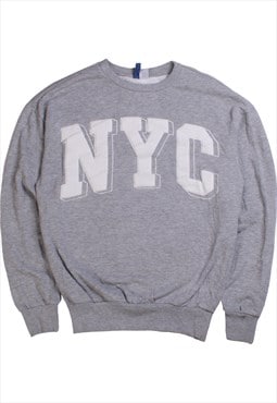 Divided  NYC Crewneck Sweatshirt XSmall Grey