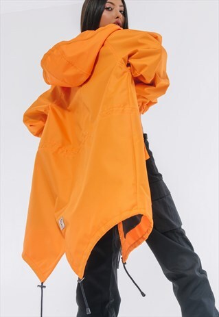 WARM WINTER COAT / PARKA IN ORANGE COLOUR