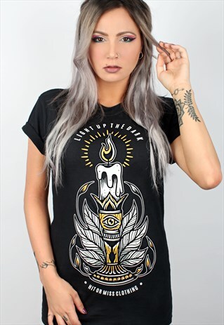 LIGHT UP THE DARK BLACK T-SHIRT
