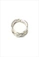SILVER STRAPPY RING ADJUSTABLE