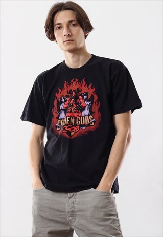 2008 VINTAGE MENS HAMMER GOLDEN GODS BAND TEE T SHIRT