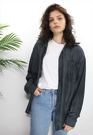 VINTAGE 90S SILK SHIRT